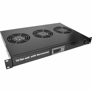 Блок вентиляторов 19" с термостатом